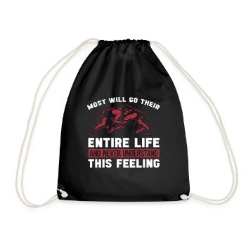 Catch Wrestling Most Will Go Wrestler Grappling - Drawstring Bag - black - Front