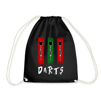 Fléchettes Fléchettes Joueur de fléchettes Cadeau de fléchettes - Sac de sport léger - noir - Devant