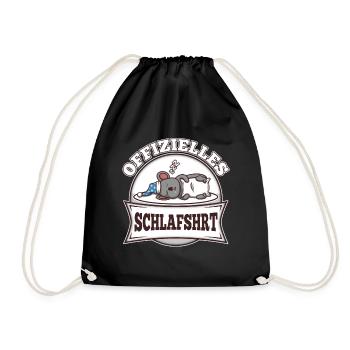 Offizielles schlafshirt Koala - Turnbeutel - Schwarz - Vorne