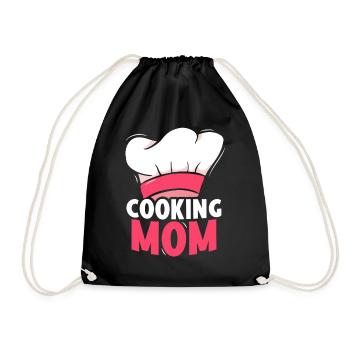 Cooking Mom Cook Cooking Mom Cook - Drawstring Bag - black - Front