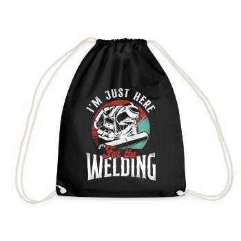 Welder Welding Vintage Retro I'm - Turnbeutel - Schwarz - Vorne