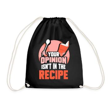 Your opinion is not included in the recipe Mama - Drawstring Bag - black - Front