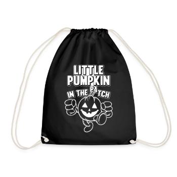 Little Pumpkin In The Patch - Halloween Pumpkin - Turnbeutel - Schwarz - Vorne