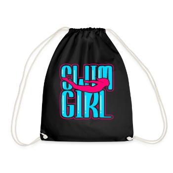 Filles de natation - Sac de sport léger - noir - Devant