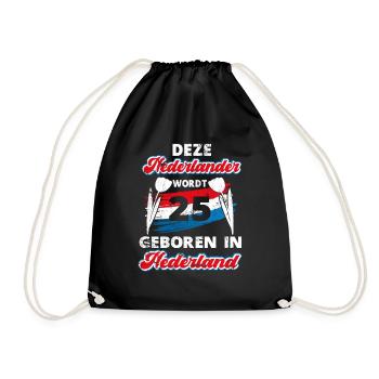 25 Anniversaire Hollande Hollandaise 25 ans Say - Sac de sport léger - noir - Devant