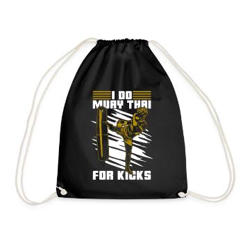 Muay Thai I Do Muay Thai Pour Kicks Fighter Fight - Sac de sport léger - noir - Devant