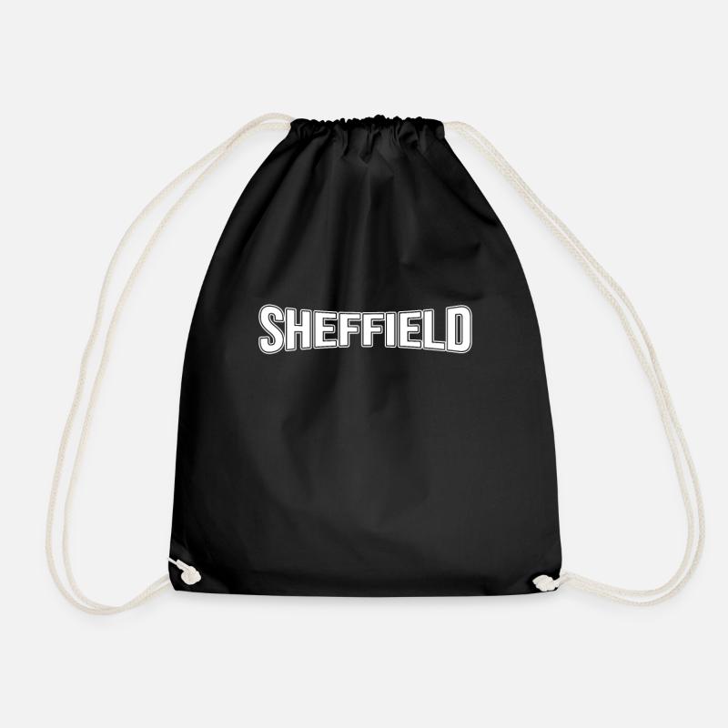 Sheffield - Drawstring Bag - black