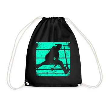 Stunt Scooter For Kids Stunt Scooter Scooter - Drawstring Bag - black - Front