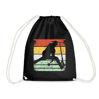 Stuntscooter Tretroller Stunt Scooter Kickscooter - Sac de sport léger - noir - Devant