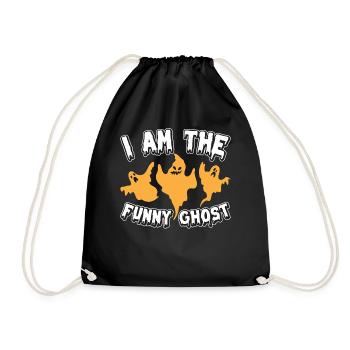 Halloween Ghost I Am The Funny Ghost - Drawstring Bag - black - Front