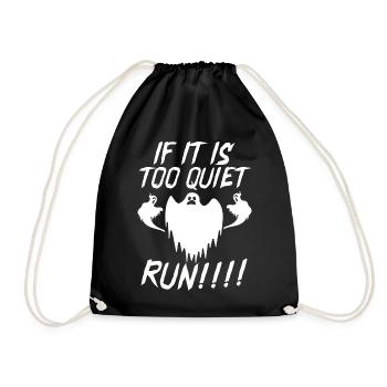 Halloween Gift Killer Skeleton Killer Horror - Drawstring Bag - black - Front