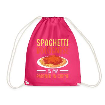 Spaghetti Bolognese - Turnbeutel - Fuchsia - Vorne