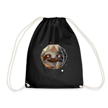 Polygone paresseux - Sac de sport léger - noir - Devant