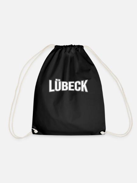 Lübeck - Turnbeutel - Schwarz