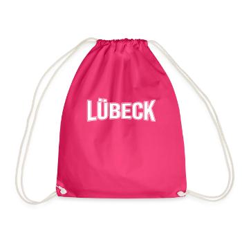 Lübeck - Turnbeutel - Fuchsia - Vorne