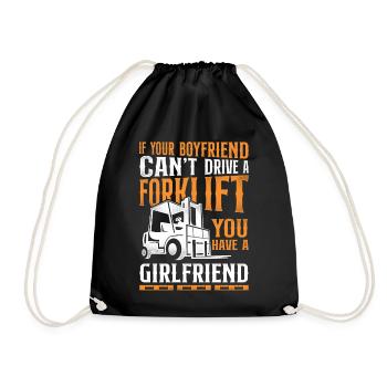 Opérateur de chariot élévateur certifié - Sac de sport léger - noir - Devant