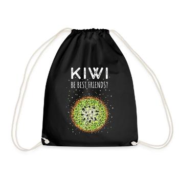 Kiwi Costume Replacement Carnival Carnival Gift - Drawstring Bag - black - Front