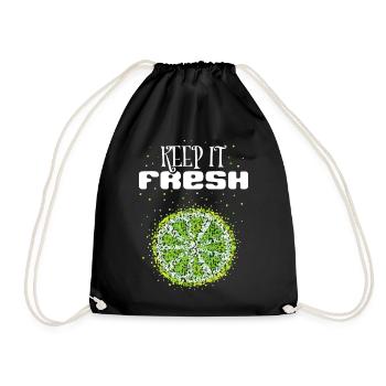 Remplacement du costume de chaux Carnaval Confettis - Sac de sport léger - noir - Devant