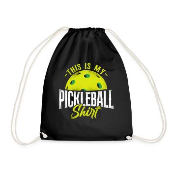 Pickleball C’est mon pickleball - Sac de sport léger - noir - Devant