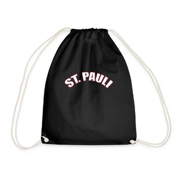 St Paulianer Hambourg Kiez St Pauli Fan - Sac de sport léger - noir - Devant