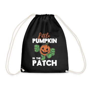 Halloween Little Pumpkin In The Patch I Halloween - Drawstring Bag - black - Front