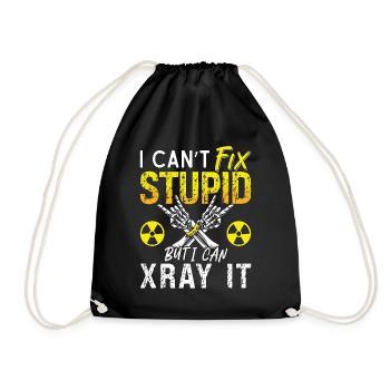 Radiologue Je ne peux pas réparer une radiologie stupide Radiologie - Sac de sport léger - noir - Devant