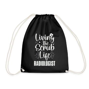 Radiologist Xray Radiology Rad Tech X-Ray X Ray - Turnbeutel - Schwarz - Vorne