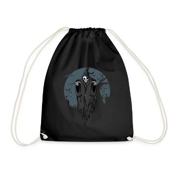 Skeleton - Drawstring Bag - black - Front