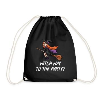 Sorcières à la fête - Sac de sport léger - noir - Devant