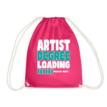 L’artiste invite à la formation - Sac de sport léger - fuchsia - Devant