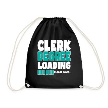 Le greffier invite à la formation - Sac de sport léger - noir - Devant