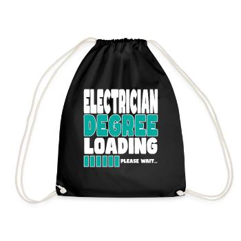 Formation d’électricien sur les charges - Sac de sport léger - noir - Devant