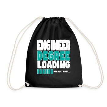 Engineer invites training - Drawstring Bag - black - Front