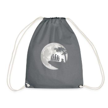 Drôle de suricate et de suricate - Sac de sport léger - gris - Devant