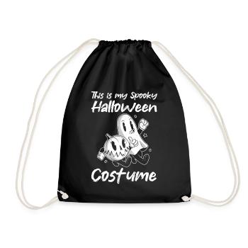 This Is My Spooky Halloween Costume - Halloween Gh - Turnbeutel - Schwarz - Vorne