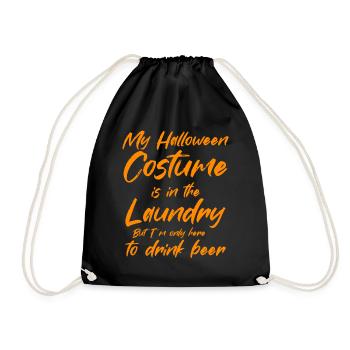 Le costume d’Halloween est dans la blanchisserie uniquement ici pour D - Sac de sport léger - noir - Devant