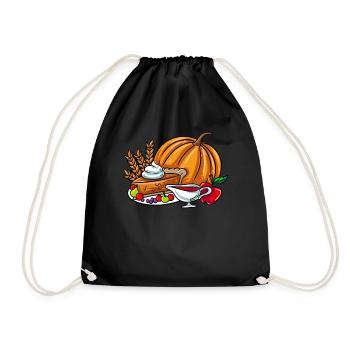 Table des aliments - Sac de sport léger - noir - Devant