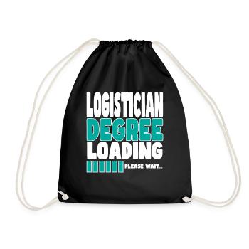 Logistician invites training - Drawstring Bag - black - Front