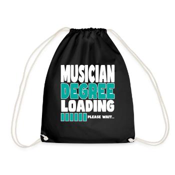 Musician invites training - Drawstring Bag - black - Front