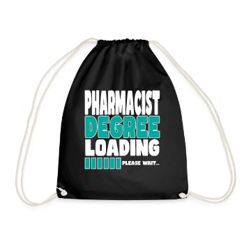 Pharmacist invites training - Drawstring Bag - black - Front