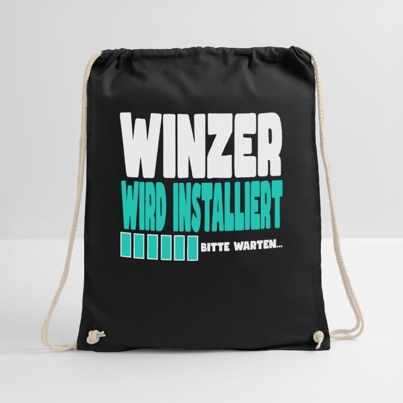 Winzer wird installiert Turnbeutel