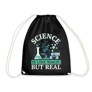 drôles de blagues de chemise de chimie, études de chimiste - Sac de sport léger - noir - Devant