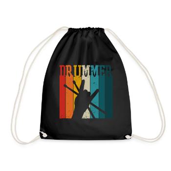 Batteur Percussionniste & Batteur - Sac de sport léger - noir - Devant