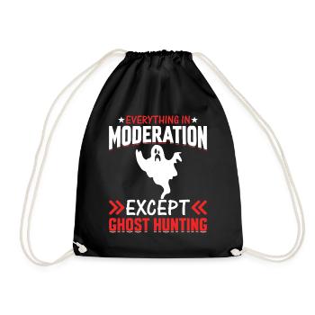 Tout avec modération sauf la chasse aux fantômes - Sac de sport léger - noir - Devant