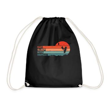 Surfer & Kitesurfer Dicton - Kitesurf & Surf - Sac de sport léger - noir - Devant