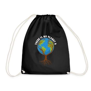 There Is No Planet B Environmental Protection - Drawstring Bag - black - Front