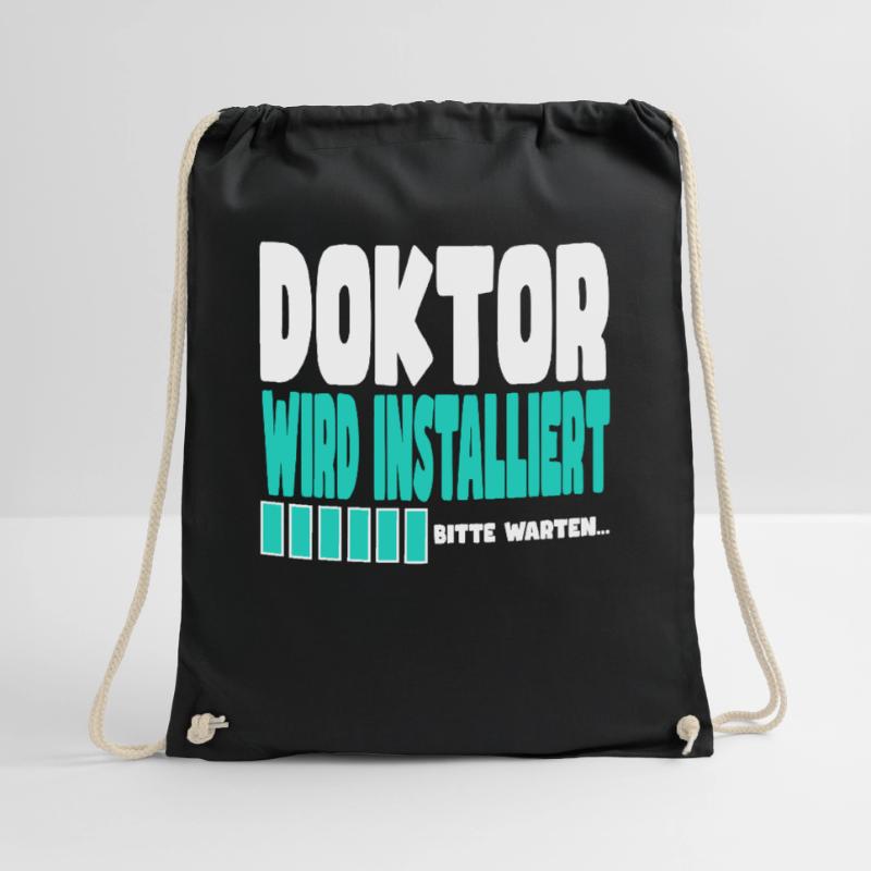 Doktor wird installiert Turnbeutel