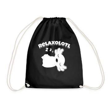 Drôle d’Axolotl Relaxant - Axolotl Relaxolotl - Sac de sport léger - noir - Devant