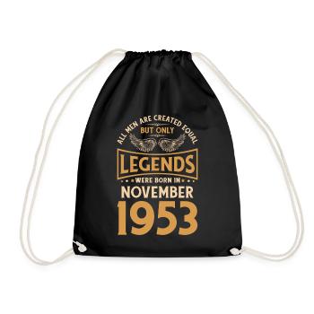 70e anniversaire Les légendes ont été publiées en novembre 195 - Sac de sport léger - noir - Devant