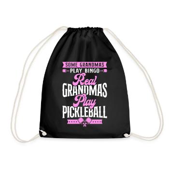 Pickleball Grandma Some Grandmas - Turnbeutel - Schwarz - Vorne
